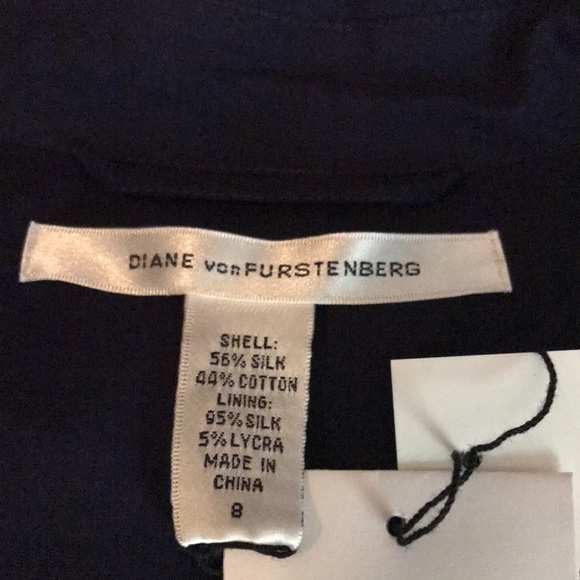 NWT Diane von Furstenberg two piece shirt dress 8 - Picture 10 of 14